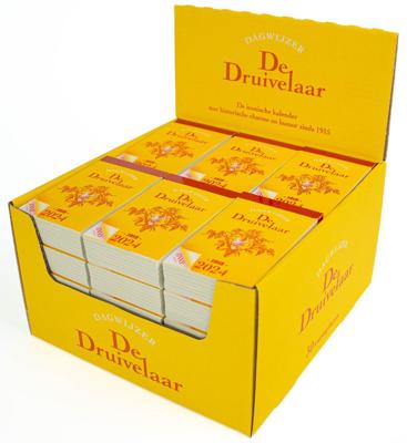 Dagblokkalender De Druivelaar 2026, display van 30 stuks