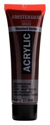 Royal Talens Amsterdam Standard Series Acrylverf Tube 20 ml - Omber Gebrand 409