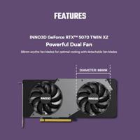 INNO3D GeForce RTX 5070 TWIN X2 12GB - thumbnail
