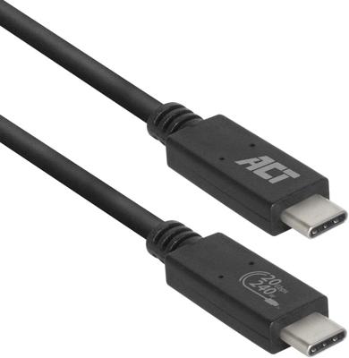 ACT USB4® 20Gbps kabel, USB-C, USB-IF gecertificeerd, 1 meter ACT USB4® 20Gbps kabel, USB-C, USB-IF gecertificeerd, 1 meter