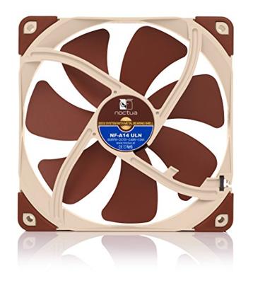 Noctua Noctua NF-A14 ULN Lüfter - 140mm PC-ventilator Bruin (b x h x d) 140 x 140 x 25 mm
