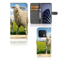 OnePlus 10 Pro | Telefoonhoesje | Met pasjeshouder | Schaap en Lammetje - thumbnail