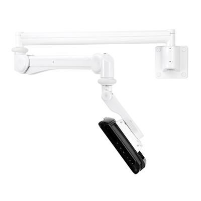 Neomounts FPMA-HAW300 Monitor-wandbeugel Aantal monteerbare displays: 1 Display(s) 25,4 cm (10) - 61 cm (24) Wit Zwenkbaar, Roteerbaar, Kantelbaar, In hoogte