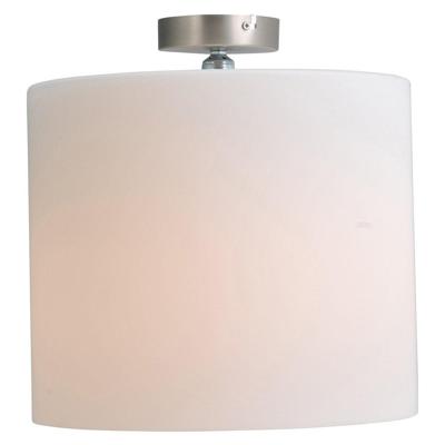 Masterlight PlafondlampCilindra 35cm wit met metaalgrijs - 5111-37-06