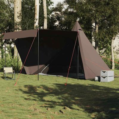 VidaXL Tipitent 8-persoons waterdicht bruin