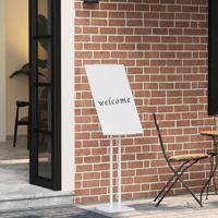 Beurs Displays Wit 26,5 x 26,5 x 127 cm Staal - thumbnail