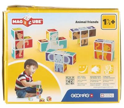 Magicube dieren vriend (4 kubussen) - thumbnail