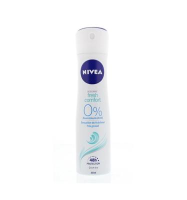 Nivea Fresh Comfort 0% Deospray - 150 ml Nivea Fresh Comfort 0% Deospray - 150 ml