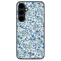 Samsung Galaxy S25 FE hoesje - Vintage blue floral - thumbnail