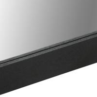 Badkamerspiegel 50x70x2,5 cm bewerkt hout en messing zwart - thumbnail