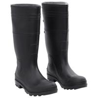 VidaXL Regenlaarzen maat 42 pvc zwart - thumbnail