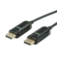 ROLINE DisplayPort v1.4 Kabel (AOC), M/M, 50 m - thumbnail
