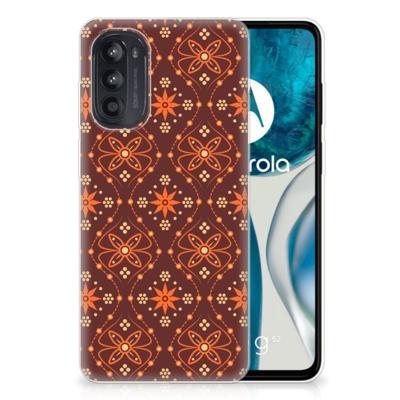 Motorola Moto G52/G82 | TPU bumper | Batik Brown