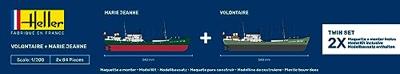 Heller 85604 VOLONTAIRE MARIE + MARIE JEANNE Twinset Bouwpakket Schaal 1:200 boot