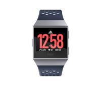 Fitbit Ionic: Adidas Edition LCD Polsband activiteitentracker Zilver - thumbnail