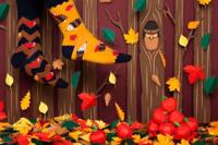 Apple hedgehog kindersokken - thumbnail