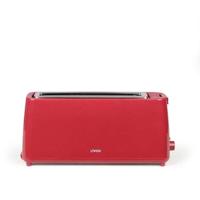 Broodrooster met lange sleuf - LIVOO - DOD168RC - 900 W - Verstelbare thermostaat: 7 standen - Rood - thumbnail