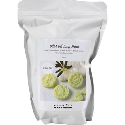 Creativ Company Olijfolie zeepbasis, granules, 500 gr/ 1 doos