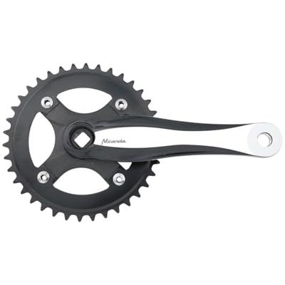 MIRANDA crankstel "beta 1r plus" crankset beta 1r plus 170mm 38t b/sil.