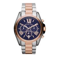 Michael Kors Dames Bradshaw MK5606 zilveren roestvrijstalen quartz modehorloge - thumbnail