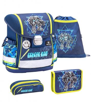 Belmil rugzakset Galaxy War 19 liter polyester blauw 4-delig