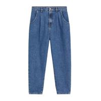 Mango high waist loose fit jeans blue denim - thumbnail