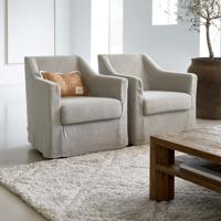 Rivièra Maison Fauteuil 'Huntington' Met hoes, Mouline Linnen, kleur Fabulous Flax - thumbnail