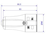 Bachmann 960.103 Koppeling met randaarde Polypropyleen 250 V Zwart IP20 - thumbnail