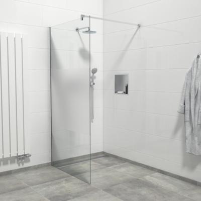 Inloopdouche Van Marcke Go Miage 100x200 cm 8 mm Middenband EasyClean Chroom Van Marcke