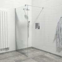 Inloopdouche Van Marcke Go Miage 100x200 cm 8 mm Middenband EasyClean Chroom Van Marcke - thumbnail