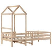 Bedframe met huisje massief grenenhout 75x190 cm - thumbnail