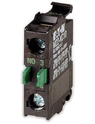 Eaton M22-KC10 Contactelement 1x NO 230 V/AC, 400 V/AC, 500 V/AC, 24 V/DC, 110 V/DC, 220 V/DC 1 stuk(s)