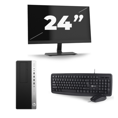HP EliteDesk 800 G3 Micro Tower - Intel Core i7-6e Generatie - 16GB RAM - 256GB SSD - Windows 11 + 1x 24 inch Monitor HP EliteDesk 800 G3 Micro Tower - Intel Core i7-6e Generatie - 16GB RAM - 256GB SSD - Windows 11 + 1x 24 inch Monitor