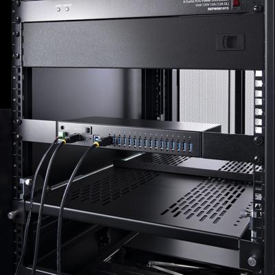 USB-HUB Startech Hub Ladrón USB 3.0 5Gb de 16 Puertos Industrial - Metal - Montaje en Rack/Superficie/DIN - Carga Compartida USB