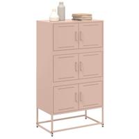 Dressoir 68,5x38,5x123,5 cm staal roze - thumbnail