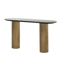 Richmond Sidetable 'Dayton' Marmer en Brass, 130cm - thumbnail
