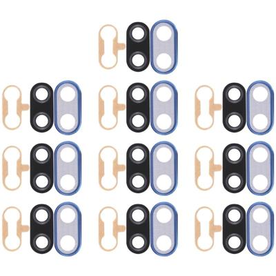 10 STKS terug camera bezel met lens cover & lijm voor Huawei Nova 3i (blauw)