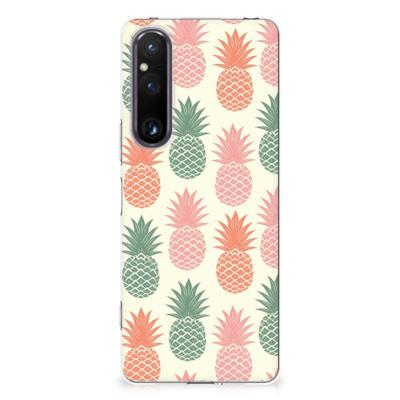 Sony Xperia 1 V | Siliconen Case | Ananas Sony Xperia 1 V | Siliconen Case | Ananas