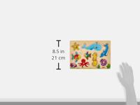 Goki noppenpuzzel onderwaterwereld, 8st. - thumbnail