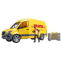 MB Sprinter DHL met chauffeur van Bruder - thumbnail