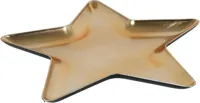 Countryfield schaal kunststof leoni 31x31x2cm goud - thumbnail