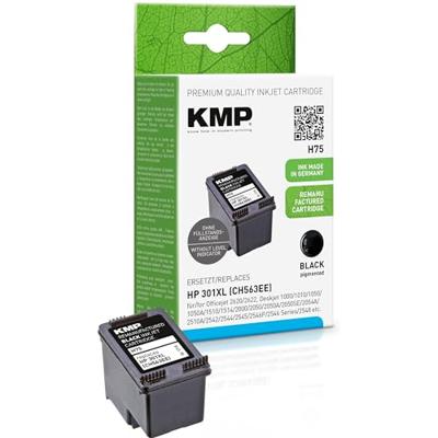 KMP Inktcartridge vervangt HP 301XL, CH563EE Compatibel Zwart H75 1719,4001