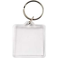 Creativ Company Sleutelhanger, afm 40x40 mm, 25 stuk/ 1 doos - thumbnail