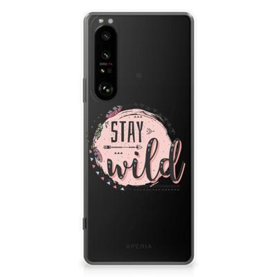 Sony Xperia 1 III Telefoonhoesje met Naam Boho Stay Wild Sony Xperia 1 III Telefoonhoesje met Naam Boho Stay Wild