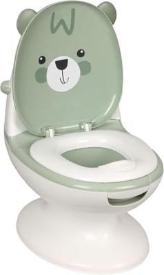 Mini babytoilet - BAMBISOL - Teddybeer - Amandelgroen