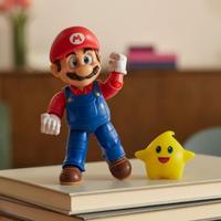 The Super Mario Galaxy Movie Action Figures - Mario - thumbnail