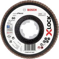Bosch Accessoires Lamellenschijf X551 125mm G80 Fiber schuin X-LOCK - 2608619805 - thumbnail