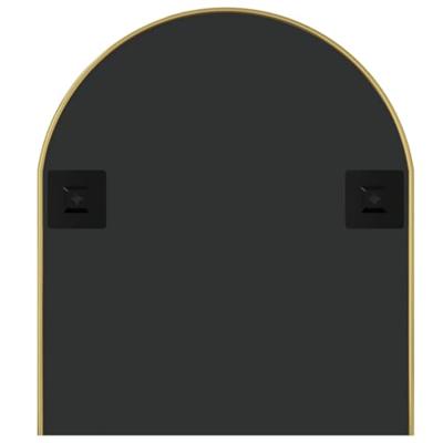 VidaXL Wandspiegel 100x45 cm ovaal goudkleurig
