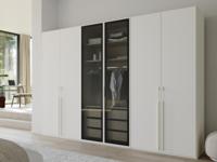 Kledingkast SHINY 6 deuren wit - thumbnail