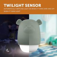 ZAZU Nachtlamp Benny de beer Groen - thumbnail